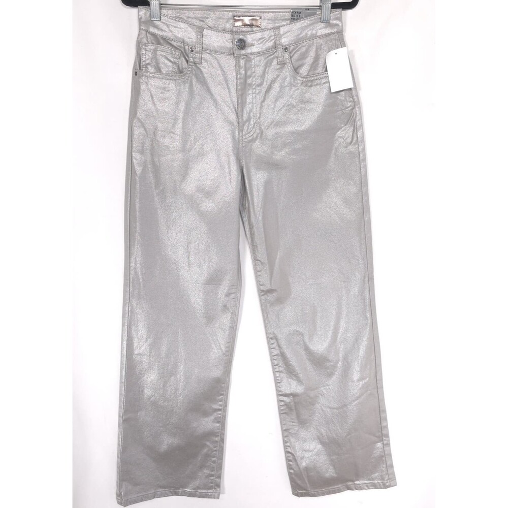KUT FROM THE KLOTH Womens New Jeans Silver Dark 6 Miller Wide Leg KP1965MA4 - Picture 3 of 14